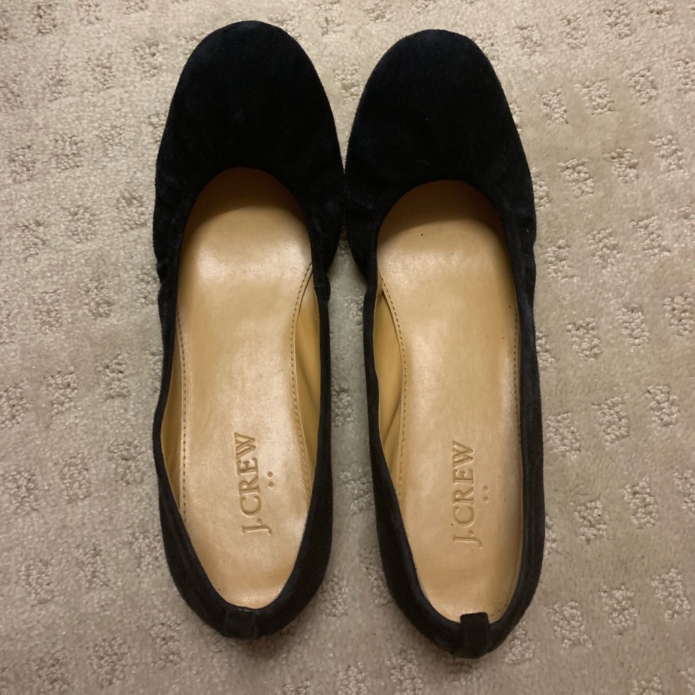 J Crew Black Flats